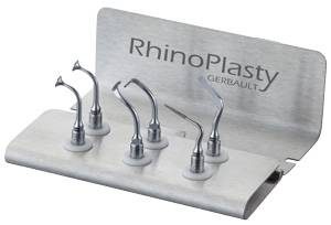 Dedicated piezo microtips for ultrasonic rhinoplasty.